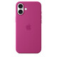  Apple iPhone 16 Plus Silikon Case mit Magsafe fuchsia 