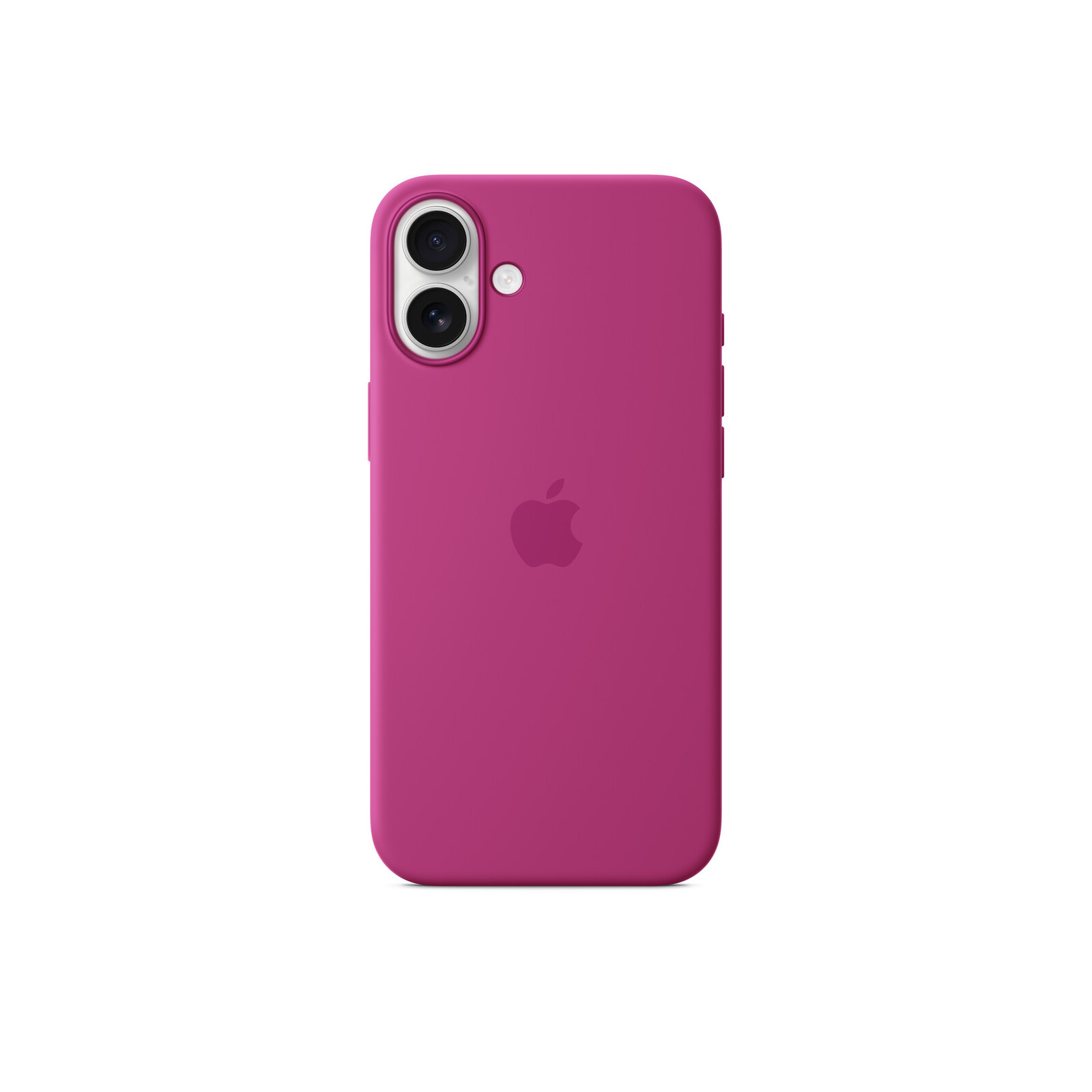  Apple iPhone 16 Plus Silikon Case mit Magsafe fuchsia 