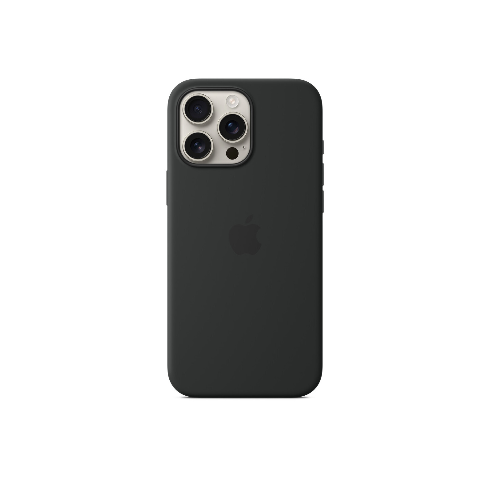Apple iPhone 16 Pro Max Silikon Case mit Magsafe black