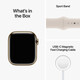 Apple Watch S8 Cellular Alu 41mm Sportband sternenlicht