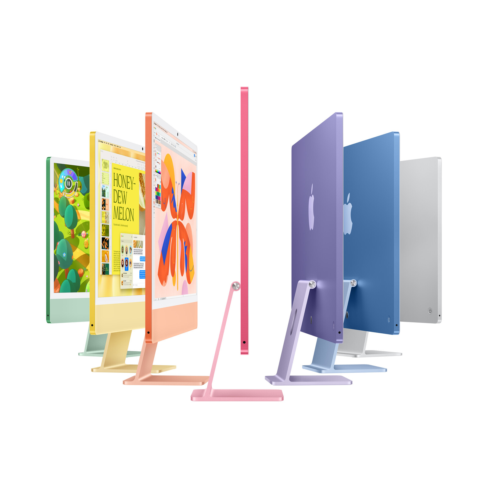 Apple iMac 24"  4.5K/M4/10CPU/10GPU/24GB/512GB, blau