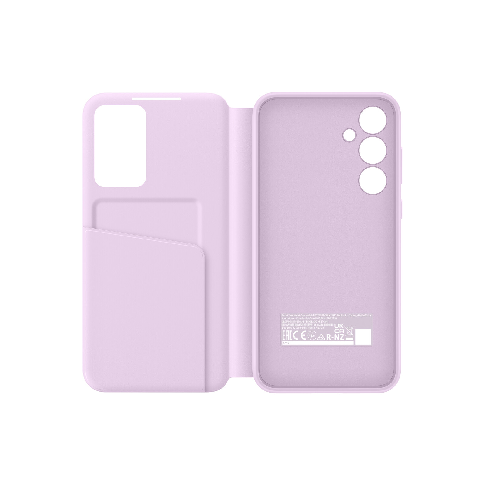 Samsung Galaxy A35 Smart View Wallet Case Lavender