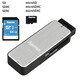 Hama 123900 USB 3.0 Kartenleser SD/microSD silber
