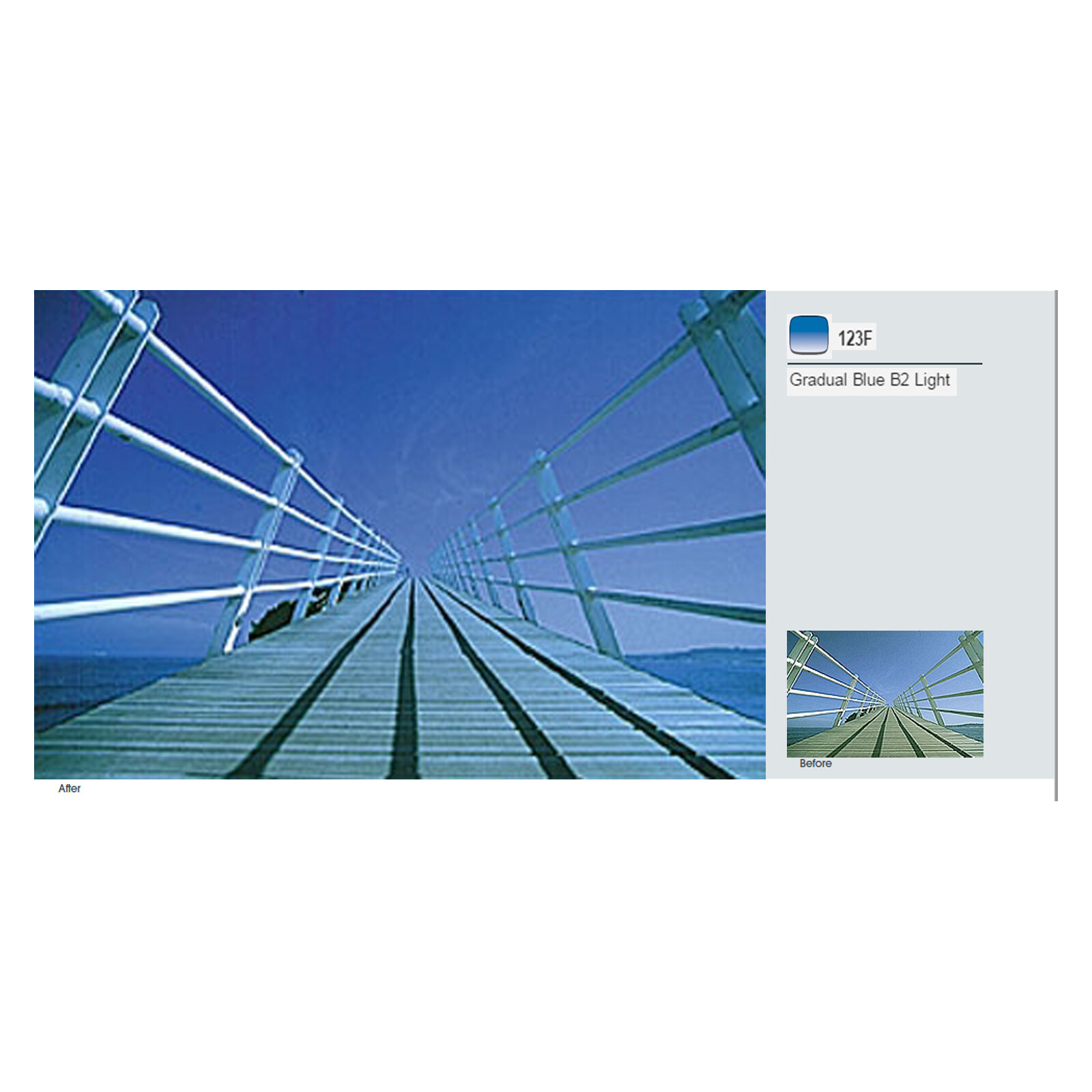 Cokin P123F Verlauf Blau 2F