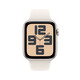 Apple Watch SE LTE 44mm starlight Alu Case + Band S/M