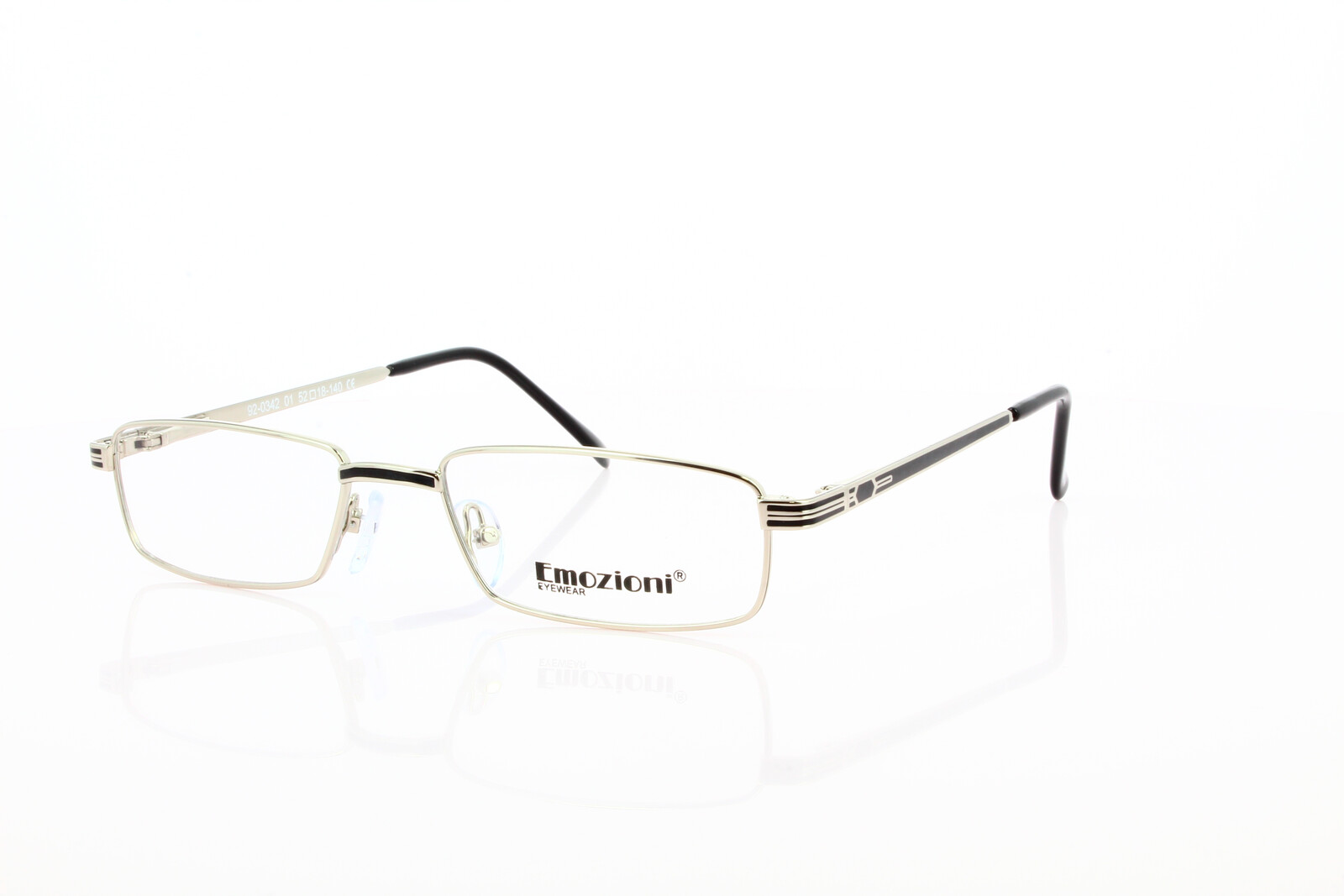 Emozioni 92-0342 C1 Halbbrille Metall