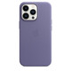 Apple iPhone 13 Pro Leder Case mit MagSafe wisteria lila