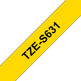 Brother TZE-631 Schriftband gelb/schwarz 12mm Brother TZE-631 Schriftband gelb/schwarz 12mm