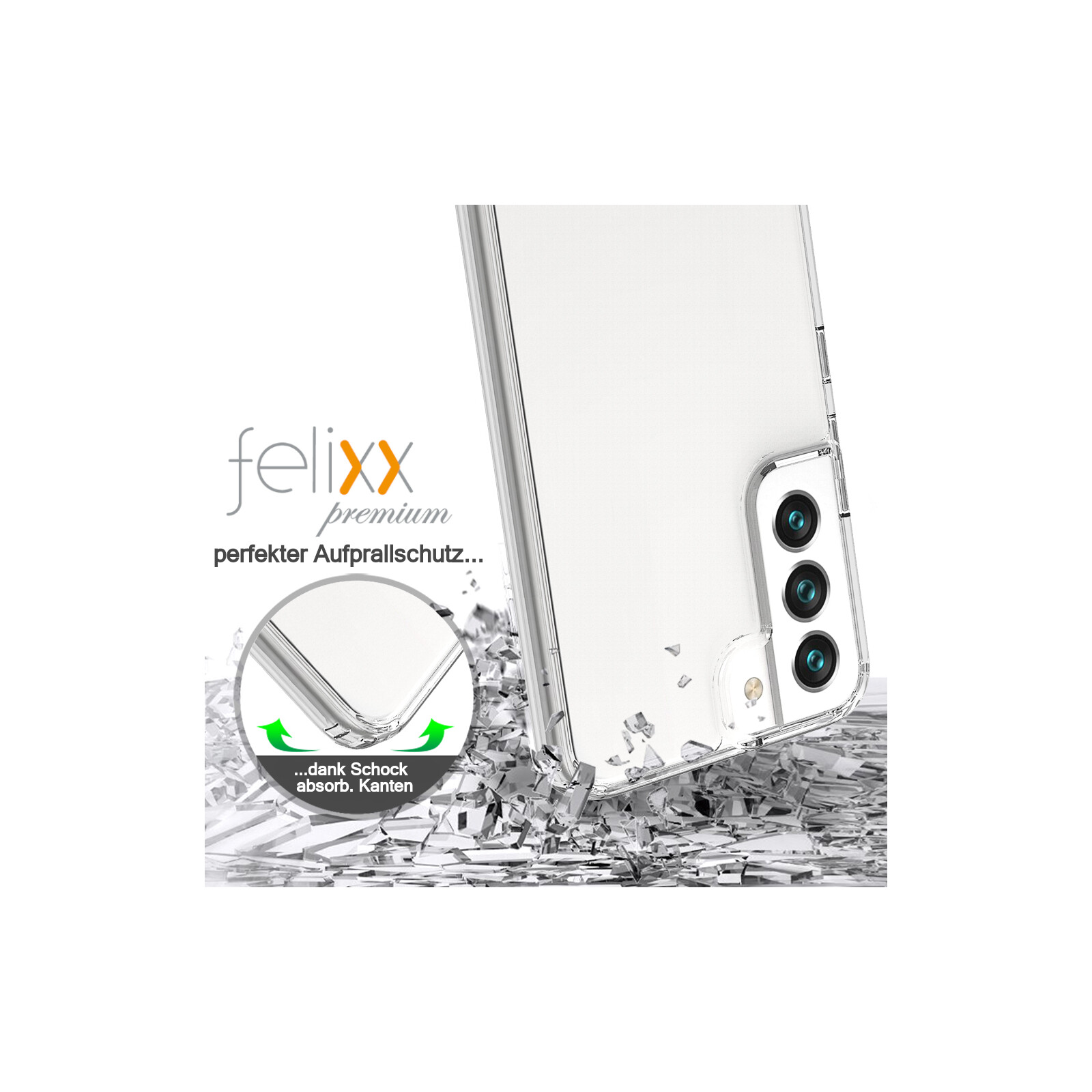 Felixx Back Hybrid Samsung Galaxy S21 FE transparent