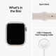 Apple Watch S8 Alu 41mm Sportband sternenlicht