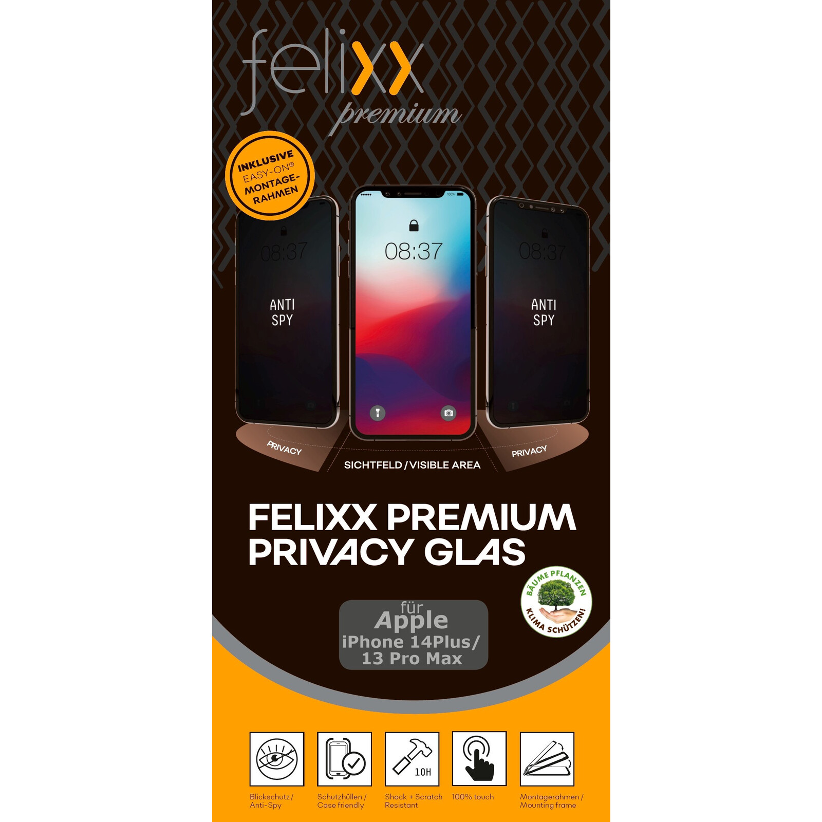 Felixx Glas Full Privacy Premium iPhone 14 Plus 