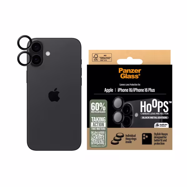 Panzerglass Camera Protection Apple iPhone 16/16 Plus