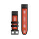 Garmin Quickfit Band 26mm Silikon schwarz/rot