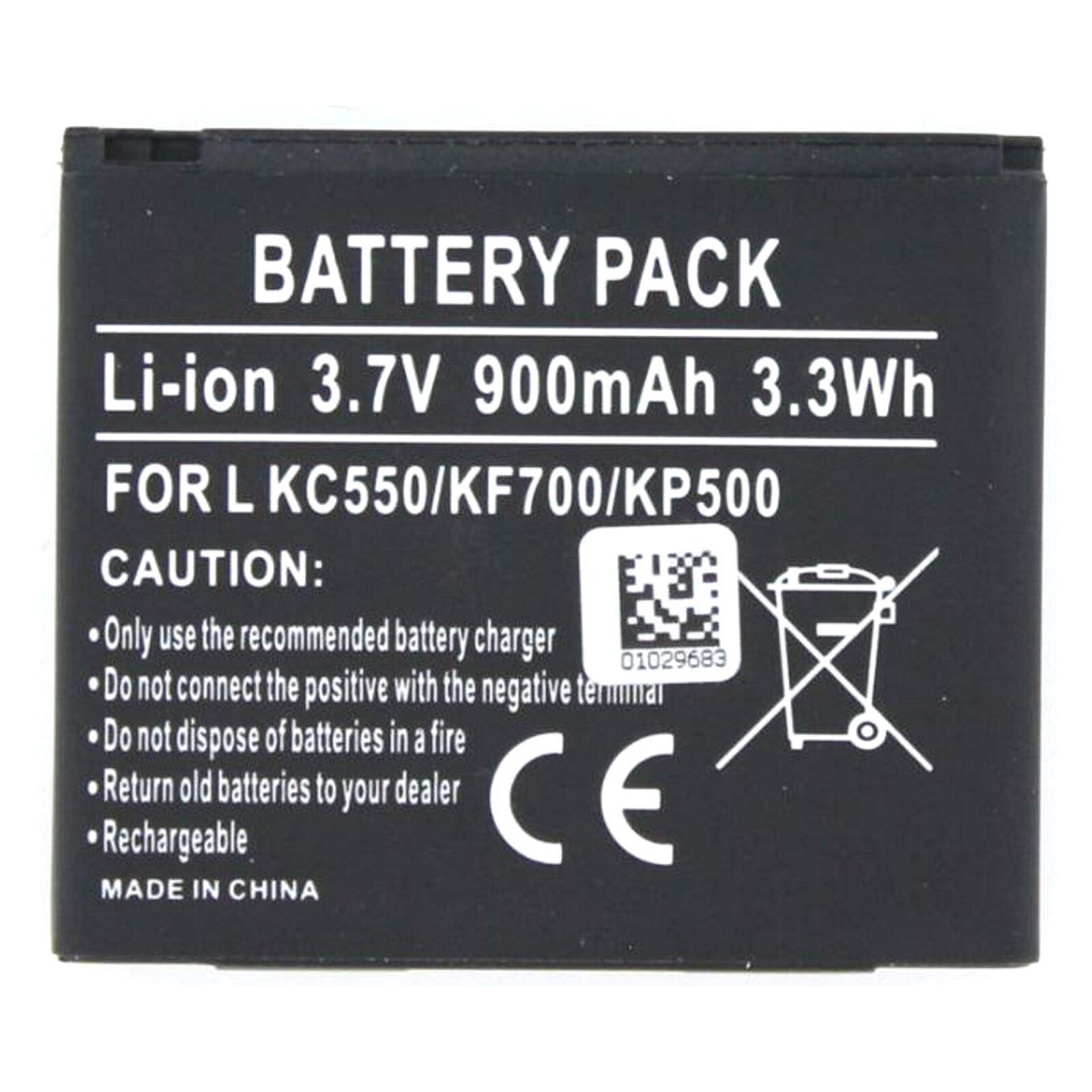 AGI Akku LG LGIP-570A 800mAh