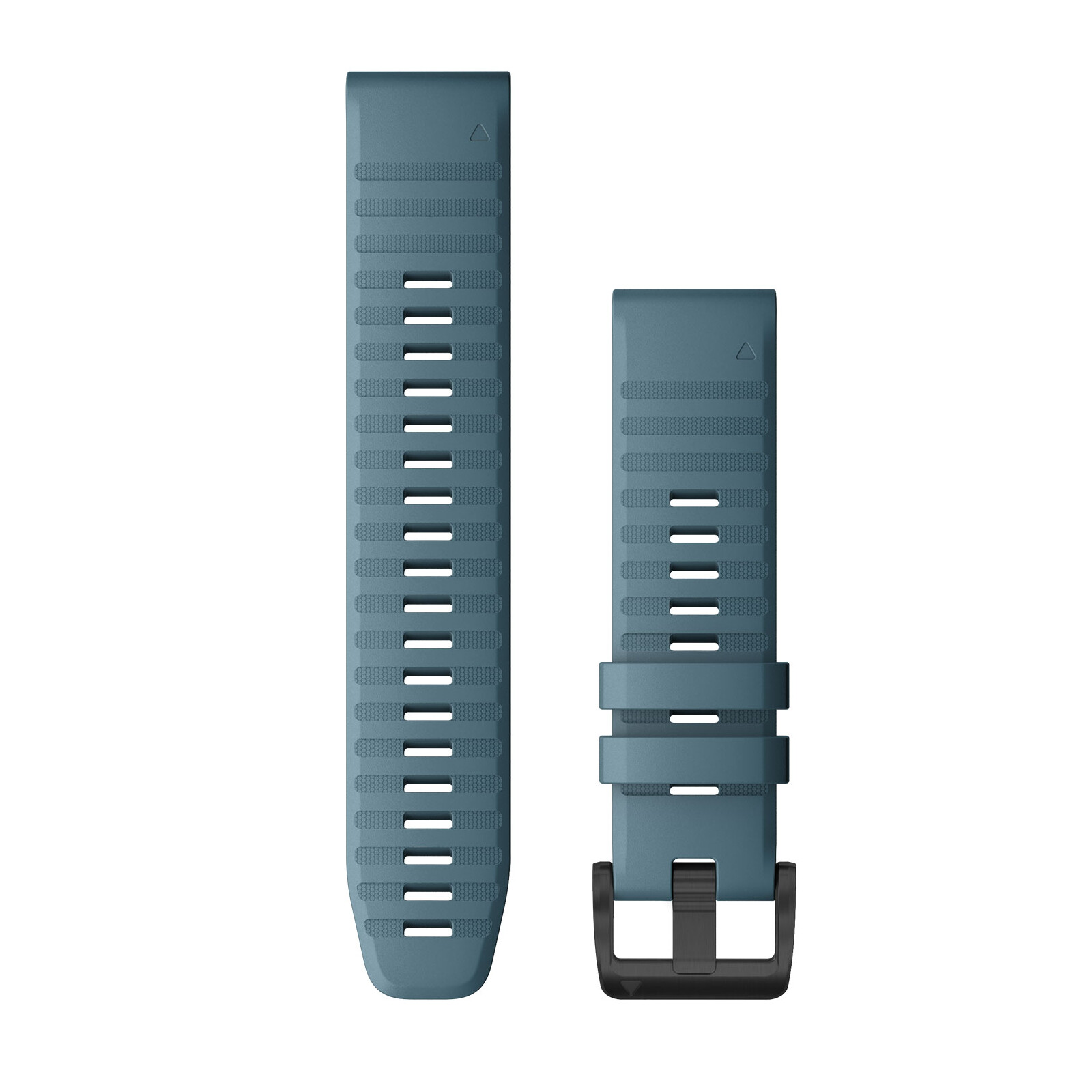 Garmin Quickfit Band 22mm Silikon taubenblau schwarz