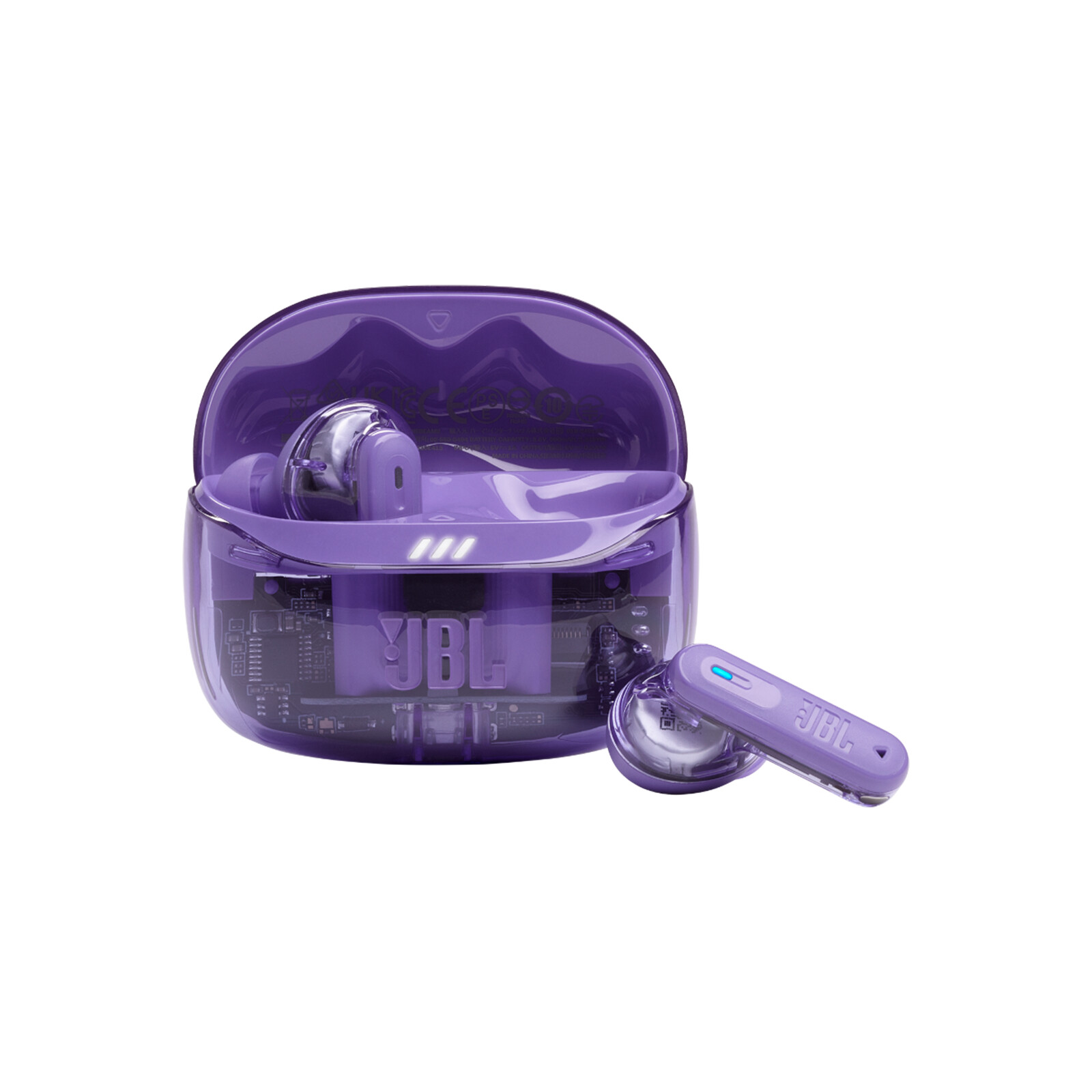 JBL Tune Beam 2 GHOST, lila