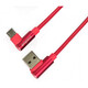 Emporia Datenkabel USB-A auf Micro-USB rot