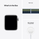 Apple Watch SE Cellular Alu silber 40mm Sport Loop blau/grün