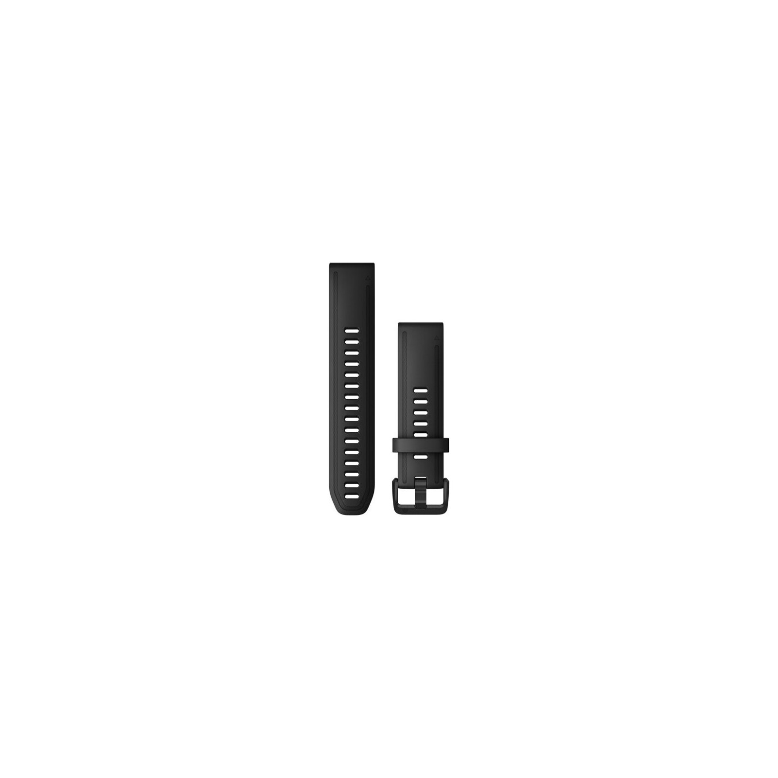 Garmin Quickfit Band 20mm Silikon schwarz schwarz