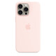 Apple iPhone 15 Pro Max Silikon Case mit MagSafe light pink