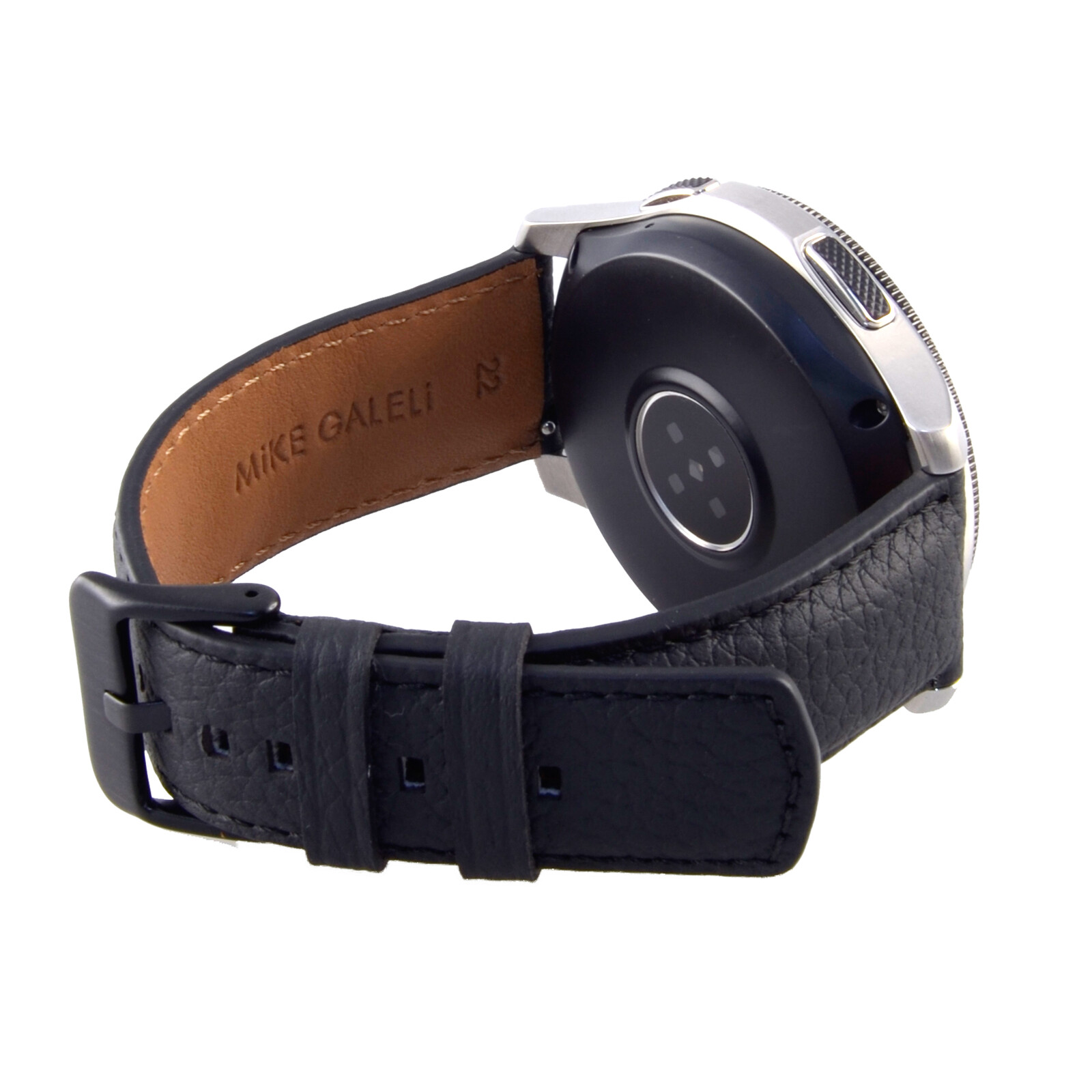 Galeli Band 22mm Echtleder schwarz