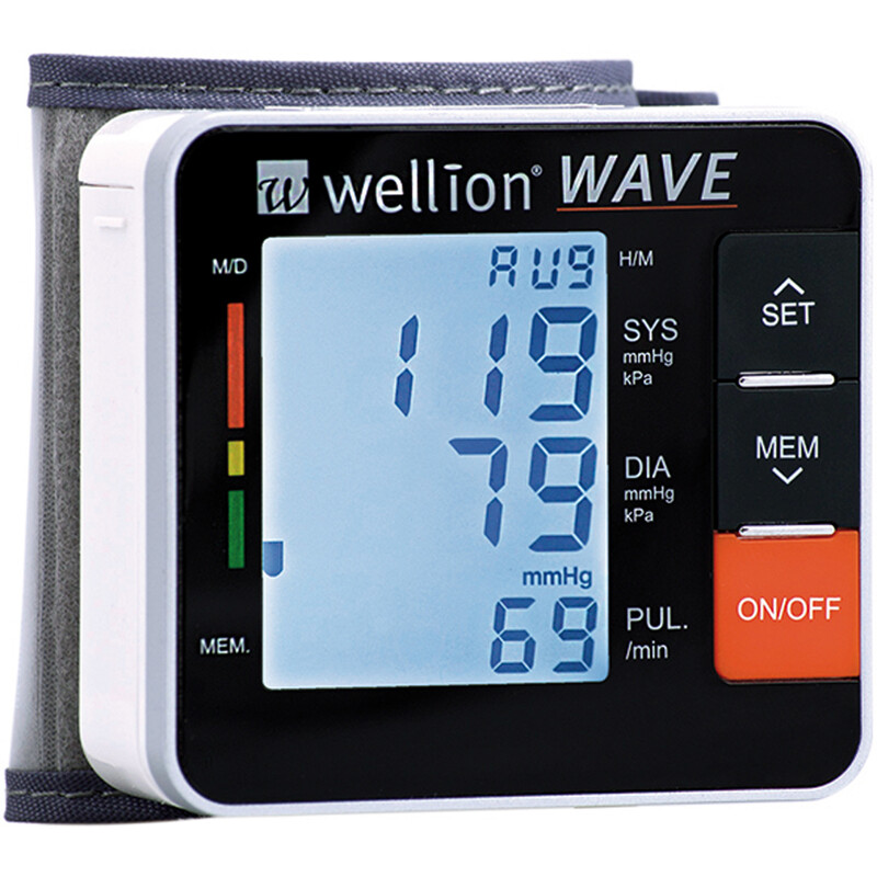 Wellion Wave Blutdruckmessgerät Handgelenk