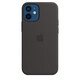 Apple iPhone 12 mini Silikon Case mit MagSafe schwarz