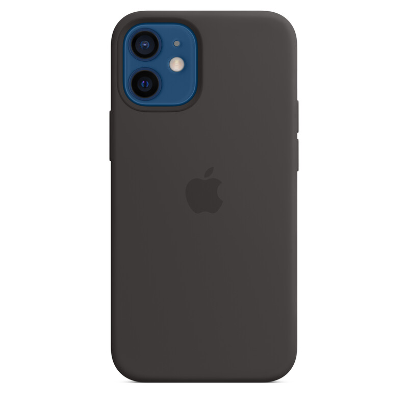 Apple iPhone 12 mini Silikon Case mit MagSafe schwarz