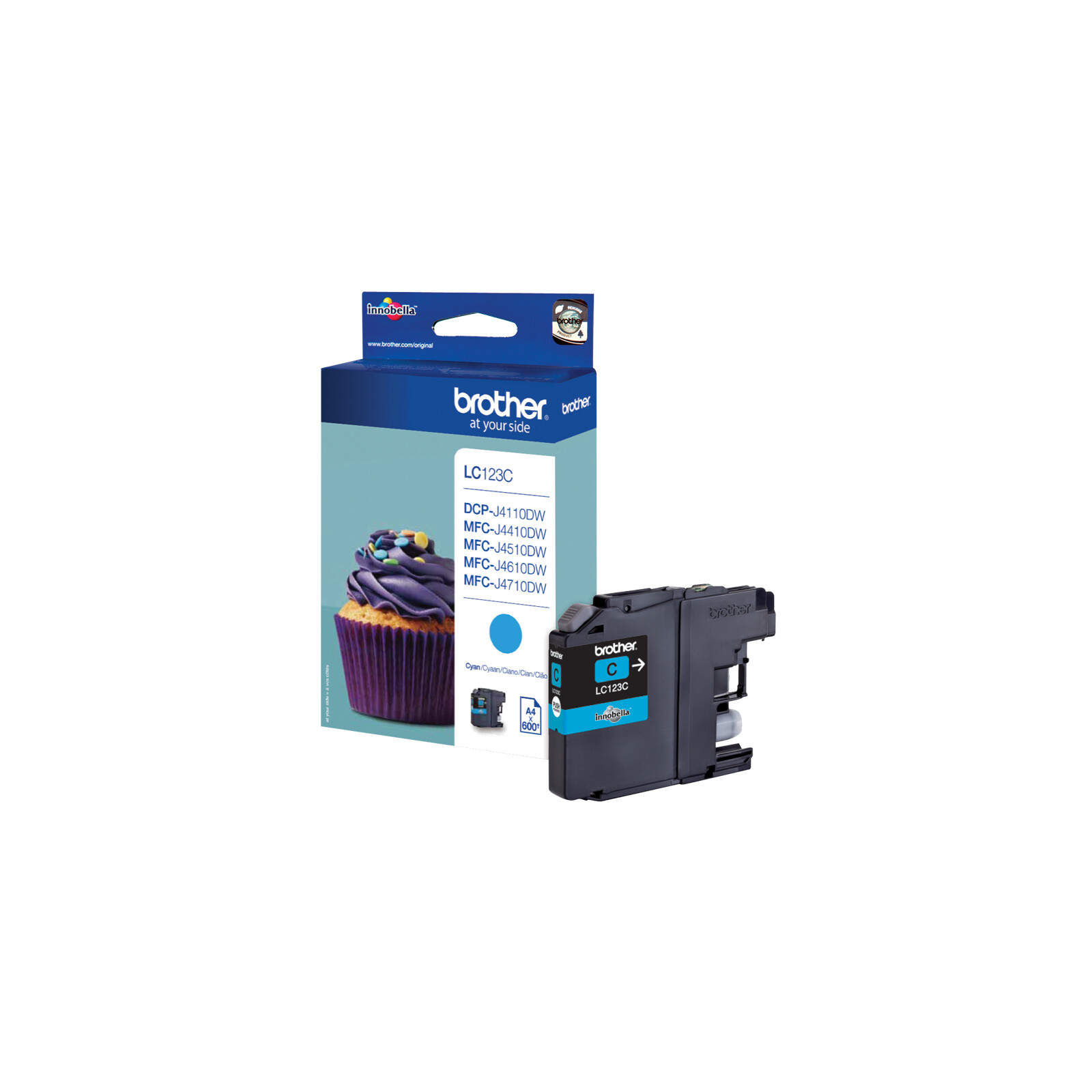 Brother LC-123C Tinte cyan