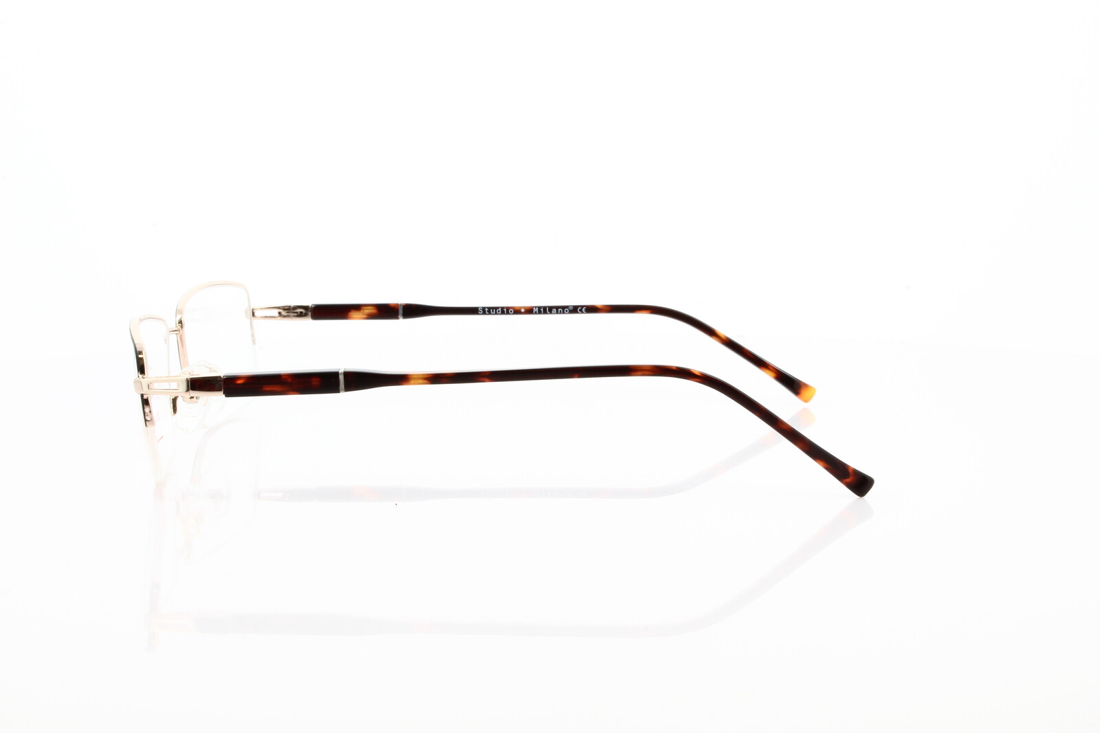 Studio Milano 17044A20 C4 Herrenbrille Halbrand Metall
