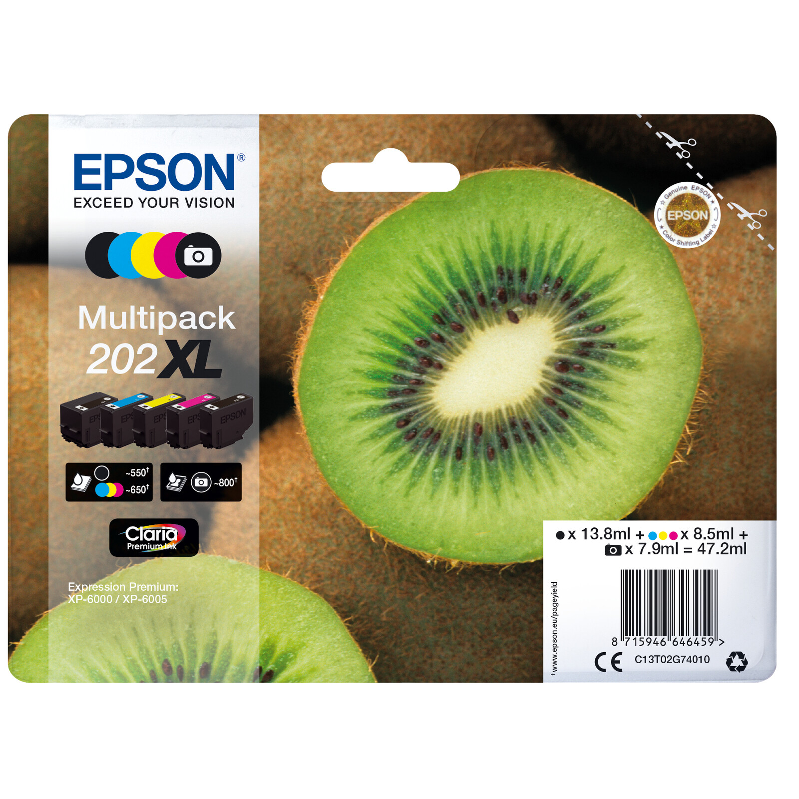 Epson Tinte 202XL Multipack