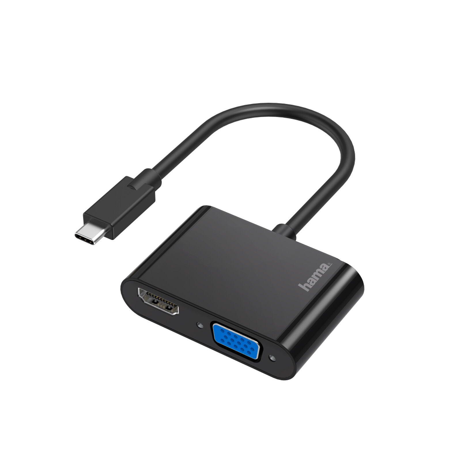 Hama Video-Adapter 2in1 USB-C-Stecker - VGA & HDMI-Buchse
