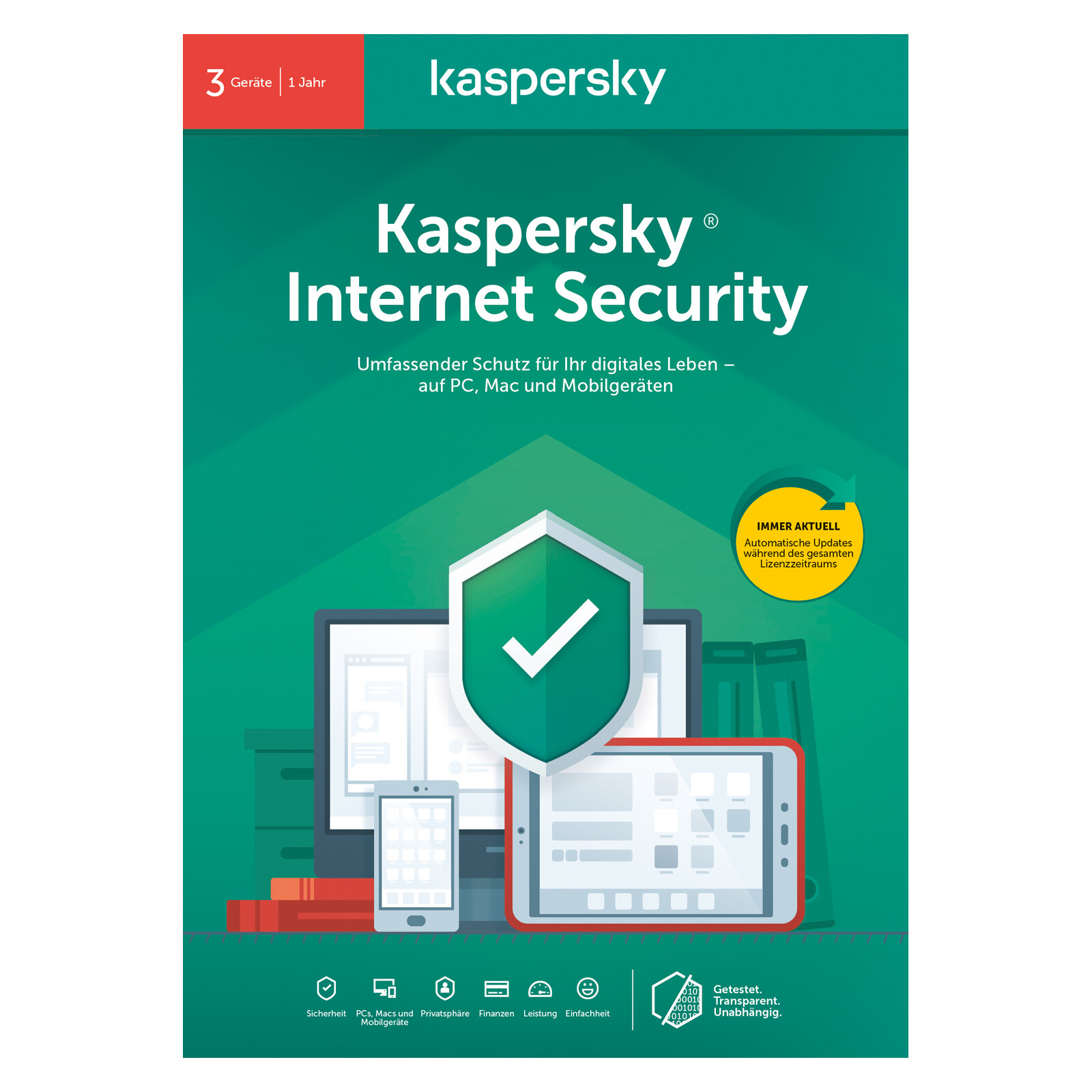 Kaspersky Internet Security - 3 Geräte/1 Jahr