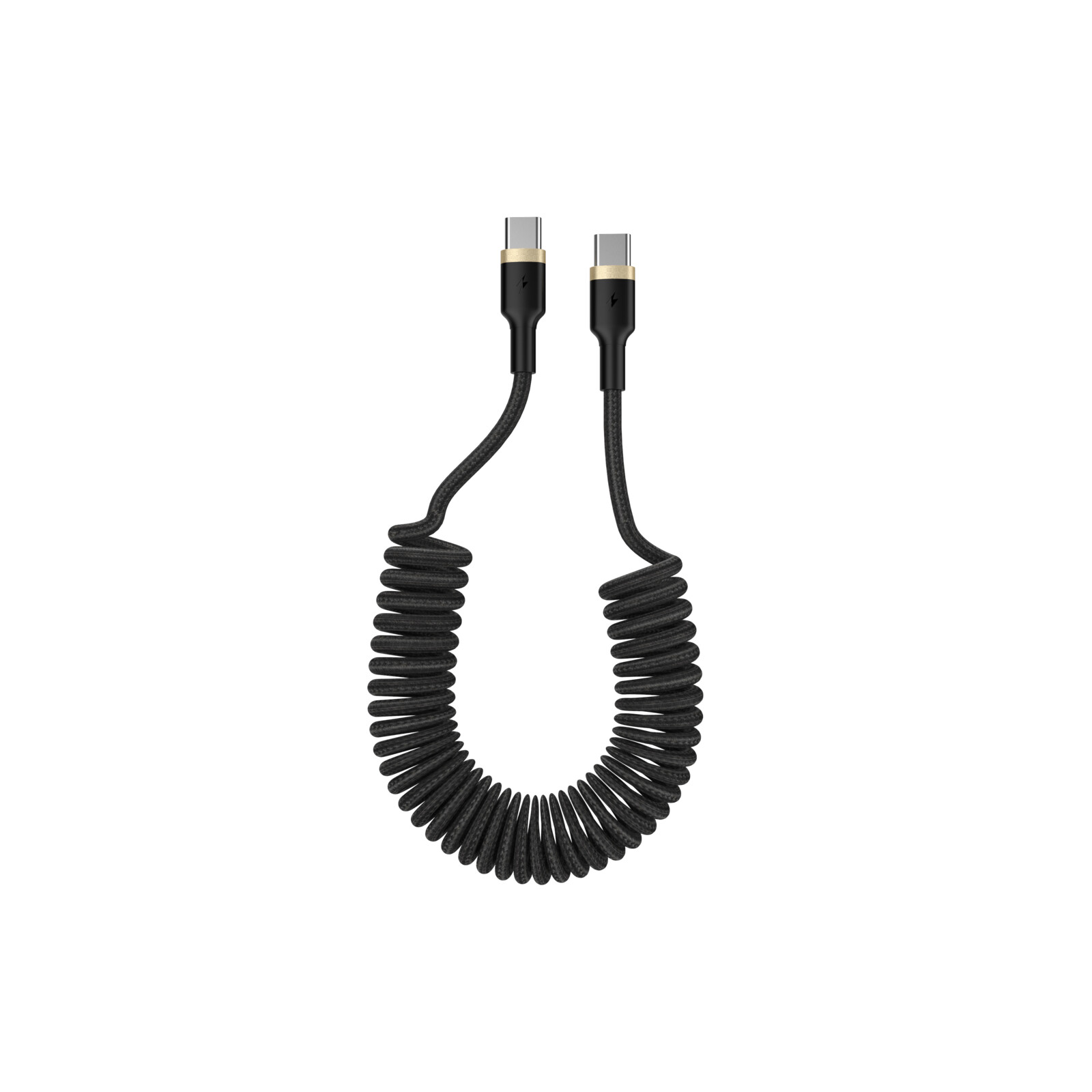 Felixx Premium Daten/Ladekabel Spiral PD USB-C auf USB-C