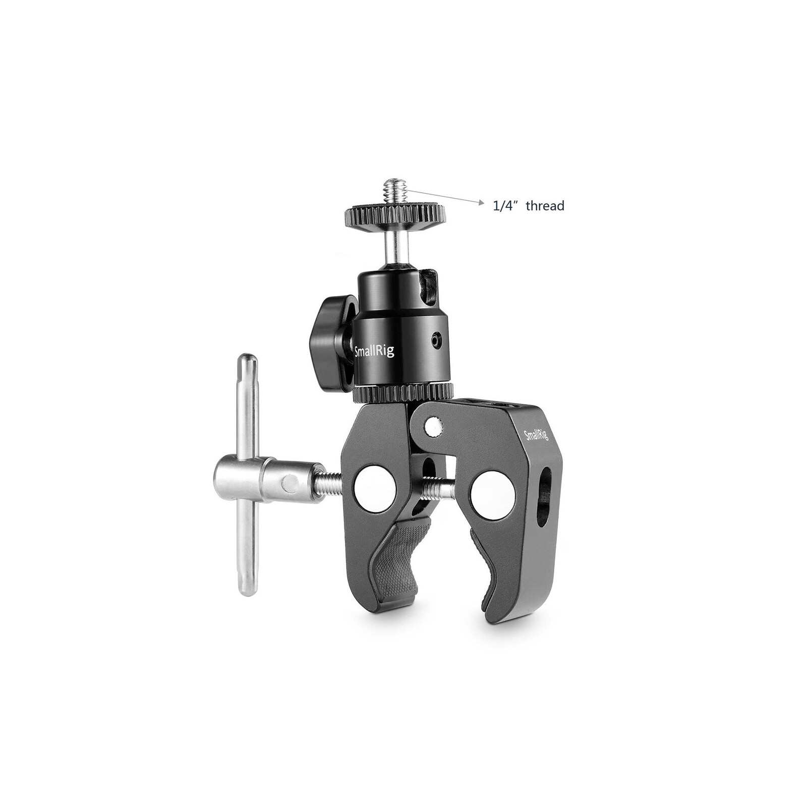 SmallRig Clamp Montage mit 1/4" Schraube-Kugelkopf 