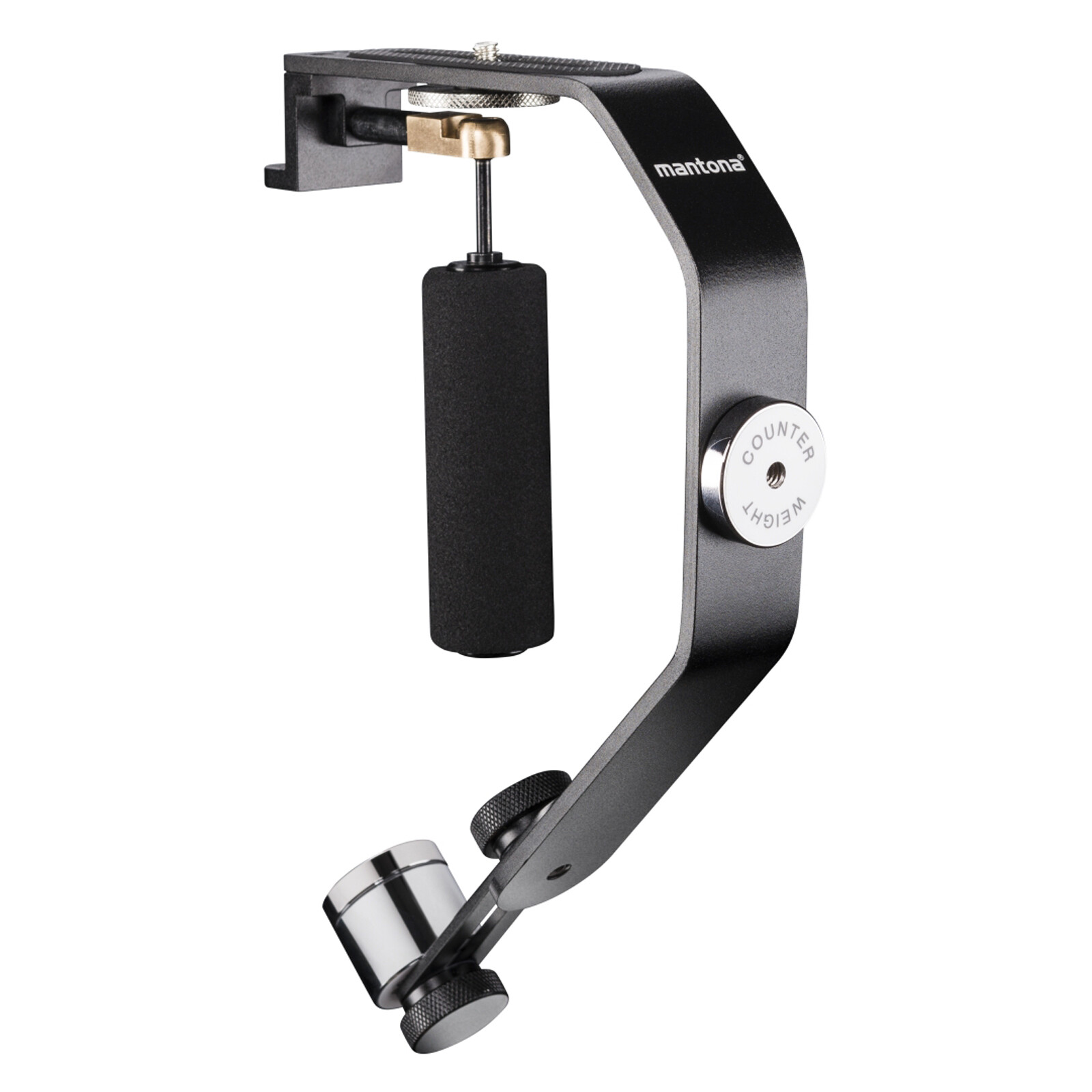 Mantona Schwebestativ f&uuml;r Action Cams mit 1/4 Zoll Gewinde