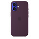  Apple iPhone 16 Silikon Case mit Magsafe plum 