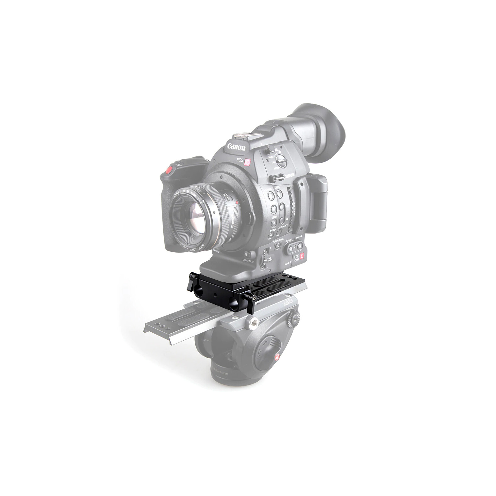 SmallRig Montageplatte mit 15mm-Rodklemmen 