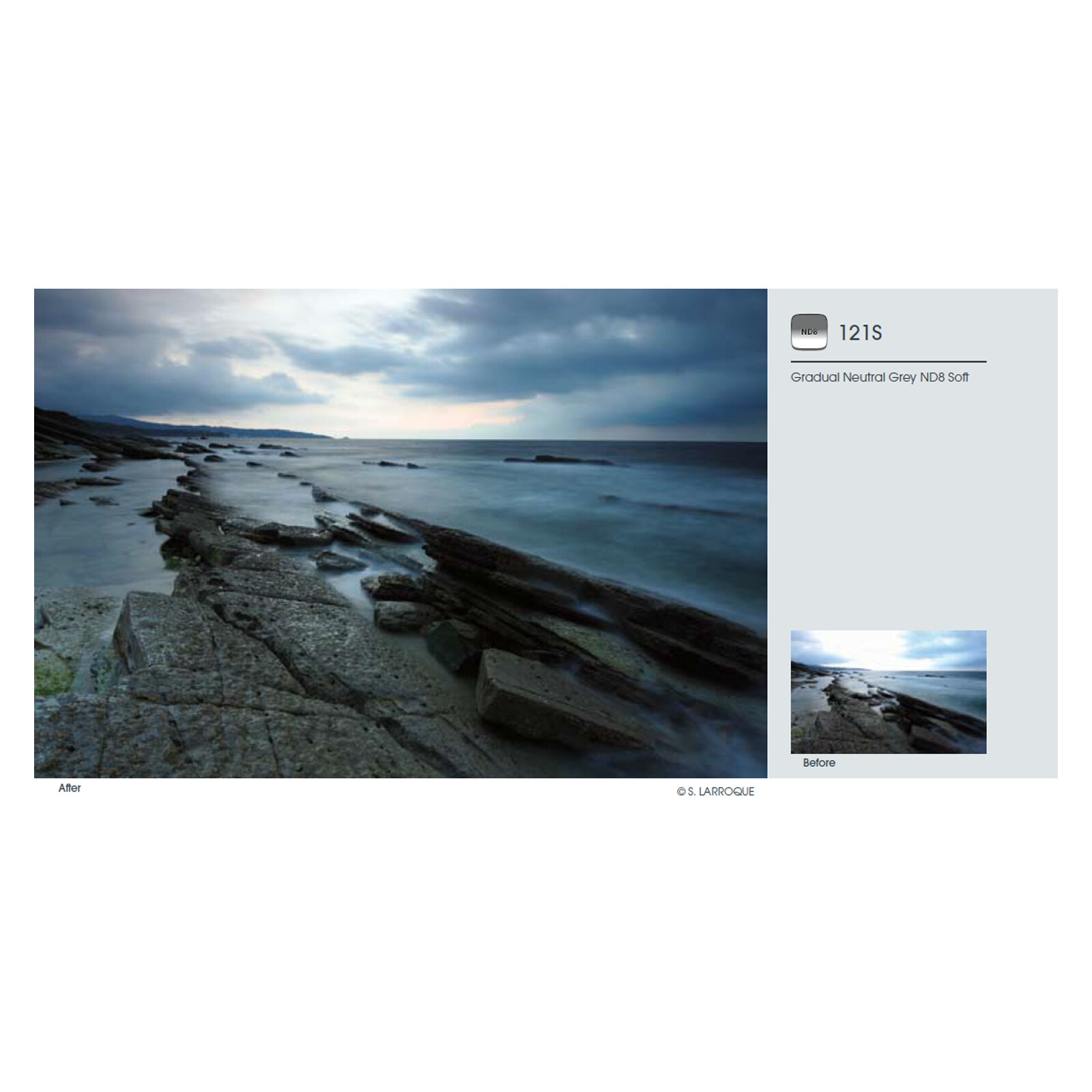 Cokin A121S Verlauf Grau G2S