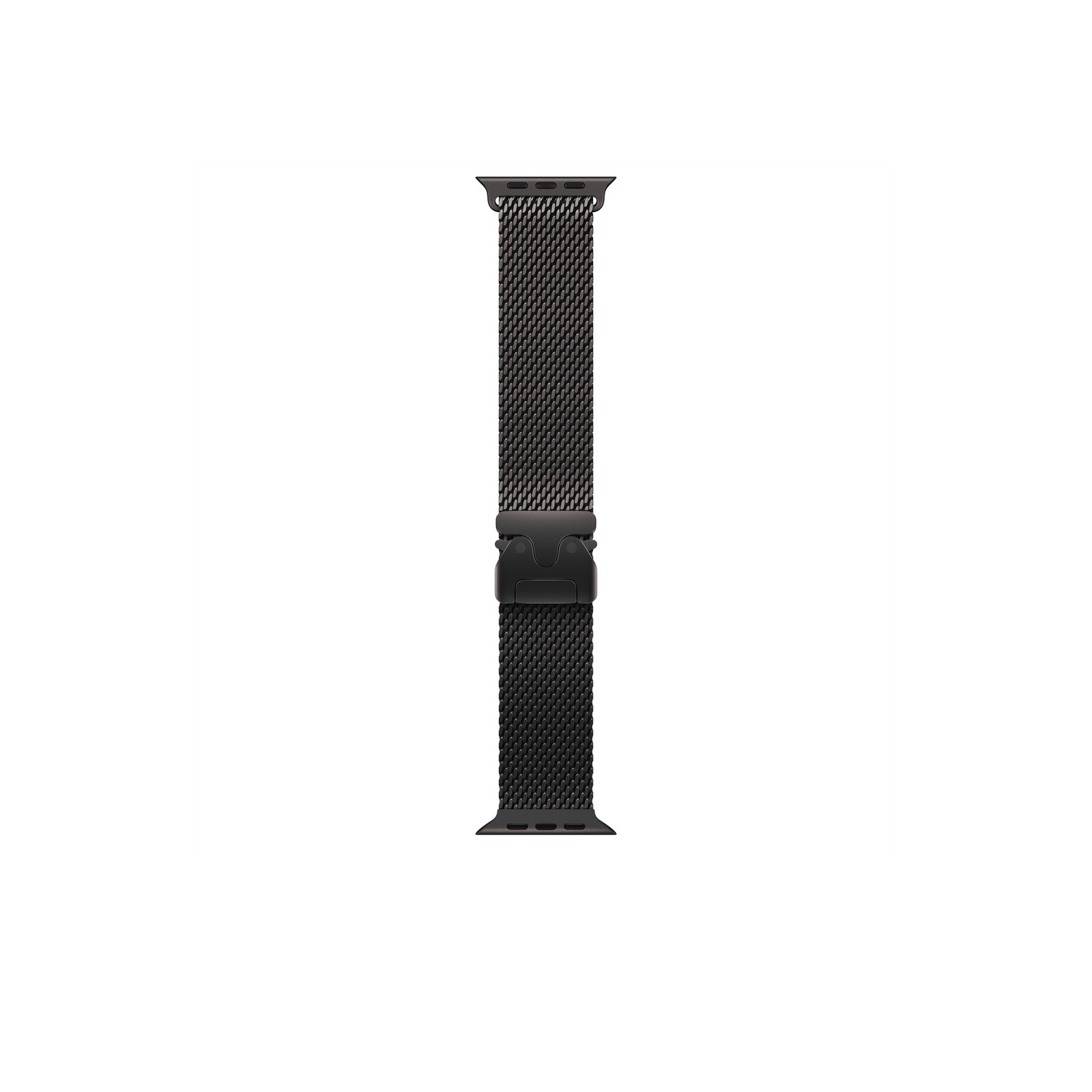 Apple Watch 49mm Milanaise Band L titan schwarz 
