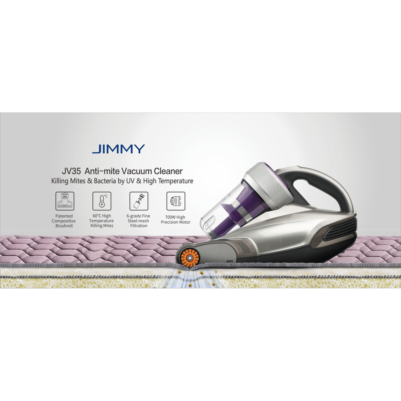 JIMMY JV35 Anti-Milben-sauger