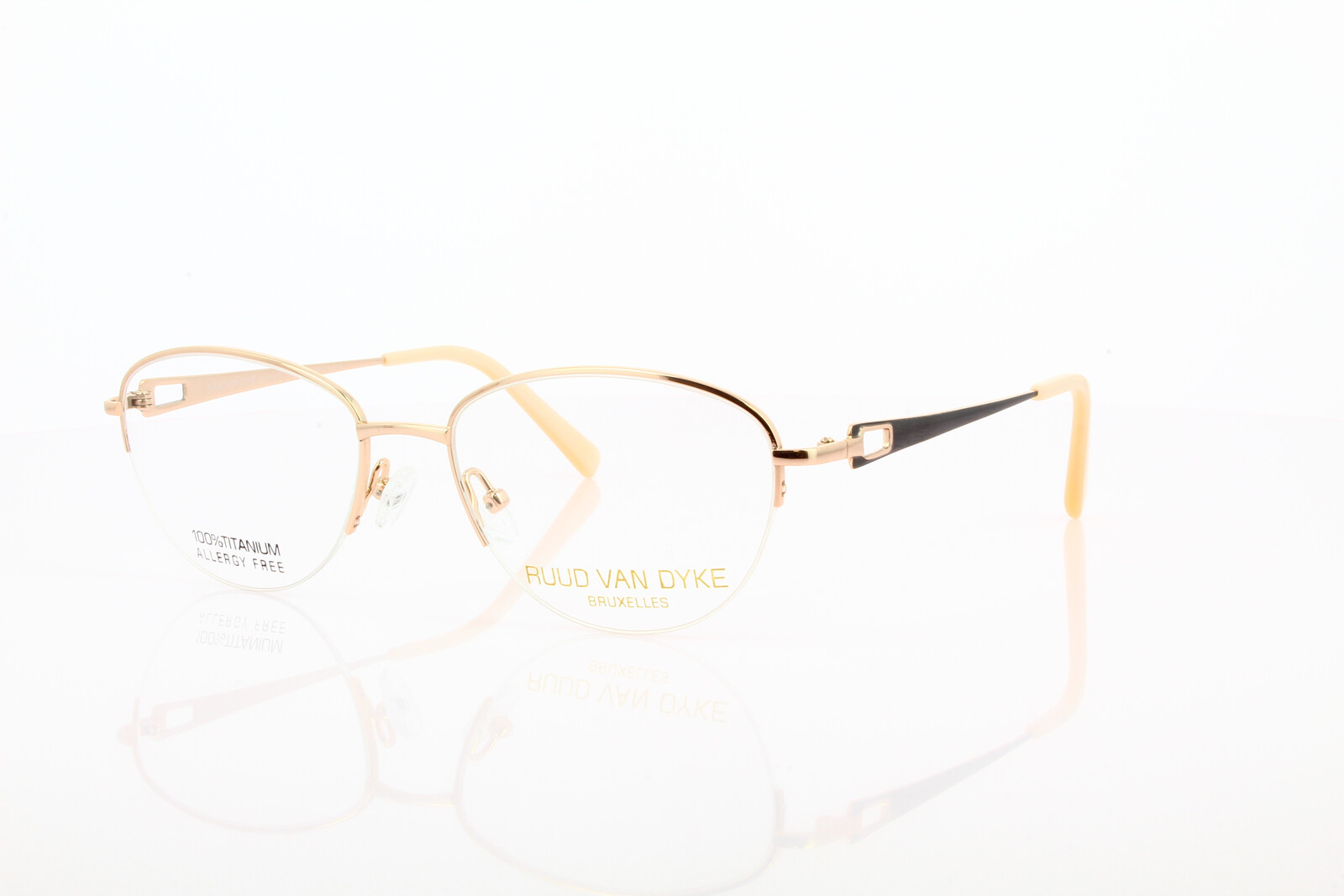 RVD 1157T-1H Damenbrille Halbrand Metall