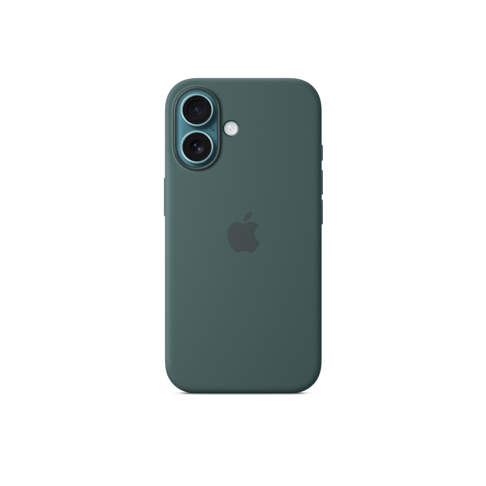  Apple iPhone 16 Silikon Case mit Magsafe lake green 