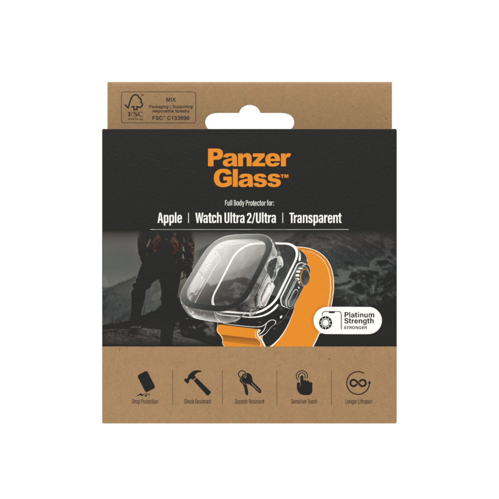 PanzerGlass Displayschutz Full Body Apple Watch Ultra 2