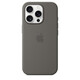 Apple iPhone 16 Pro Silikon Case mit Magsafe stone gray 