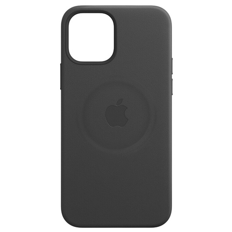 Apple iPhone 12/12 Pro Max Leder Case mit MagSafe schwarz