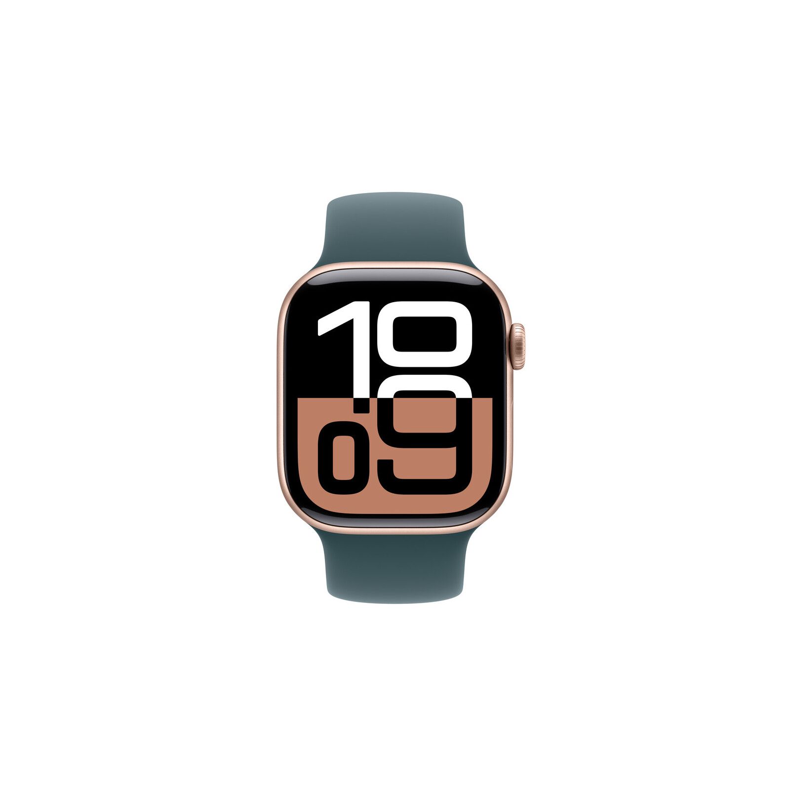 Apple Watch 46mm Sportband S/M seegrün