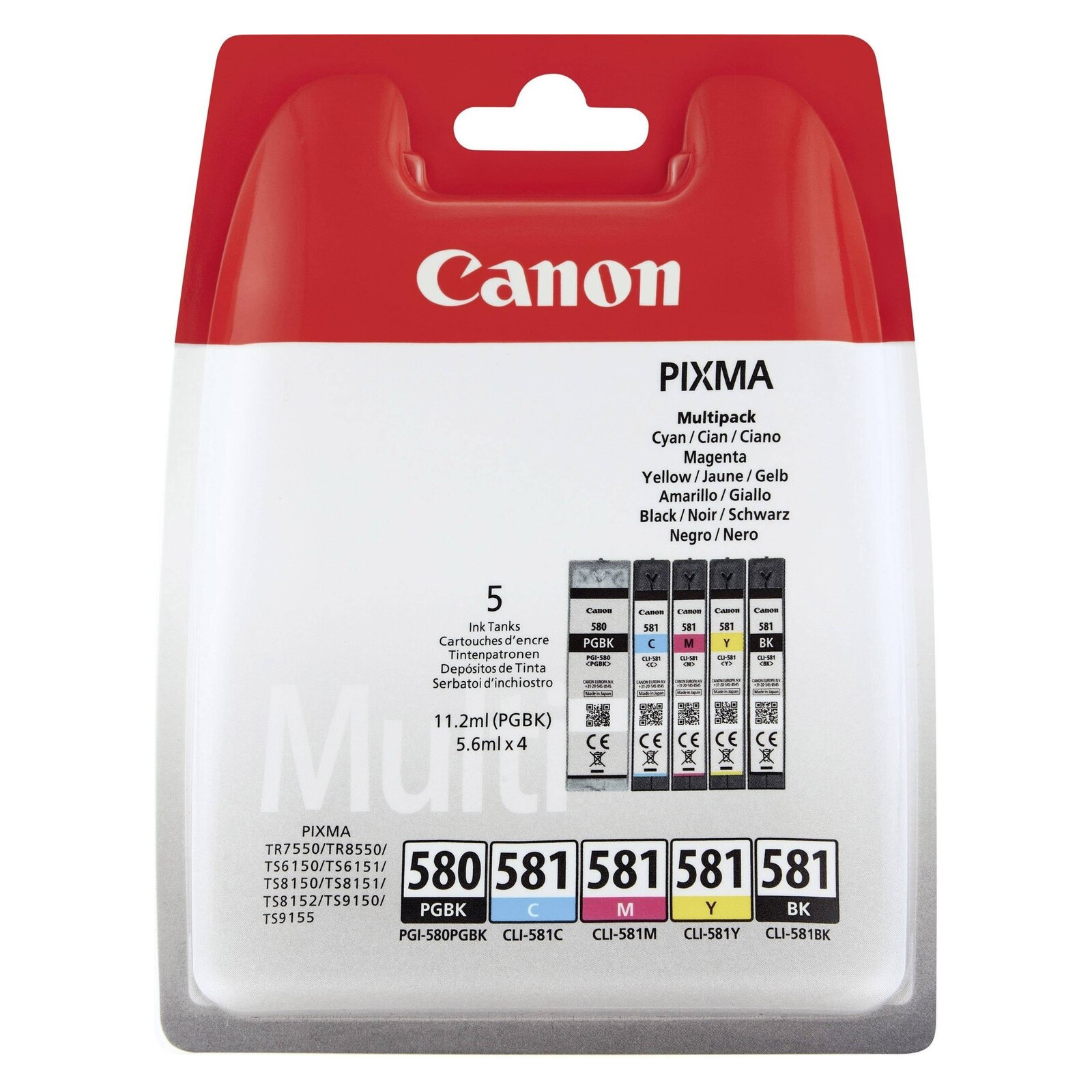 Canon PGI-580/CLI-581 BK/CMYK