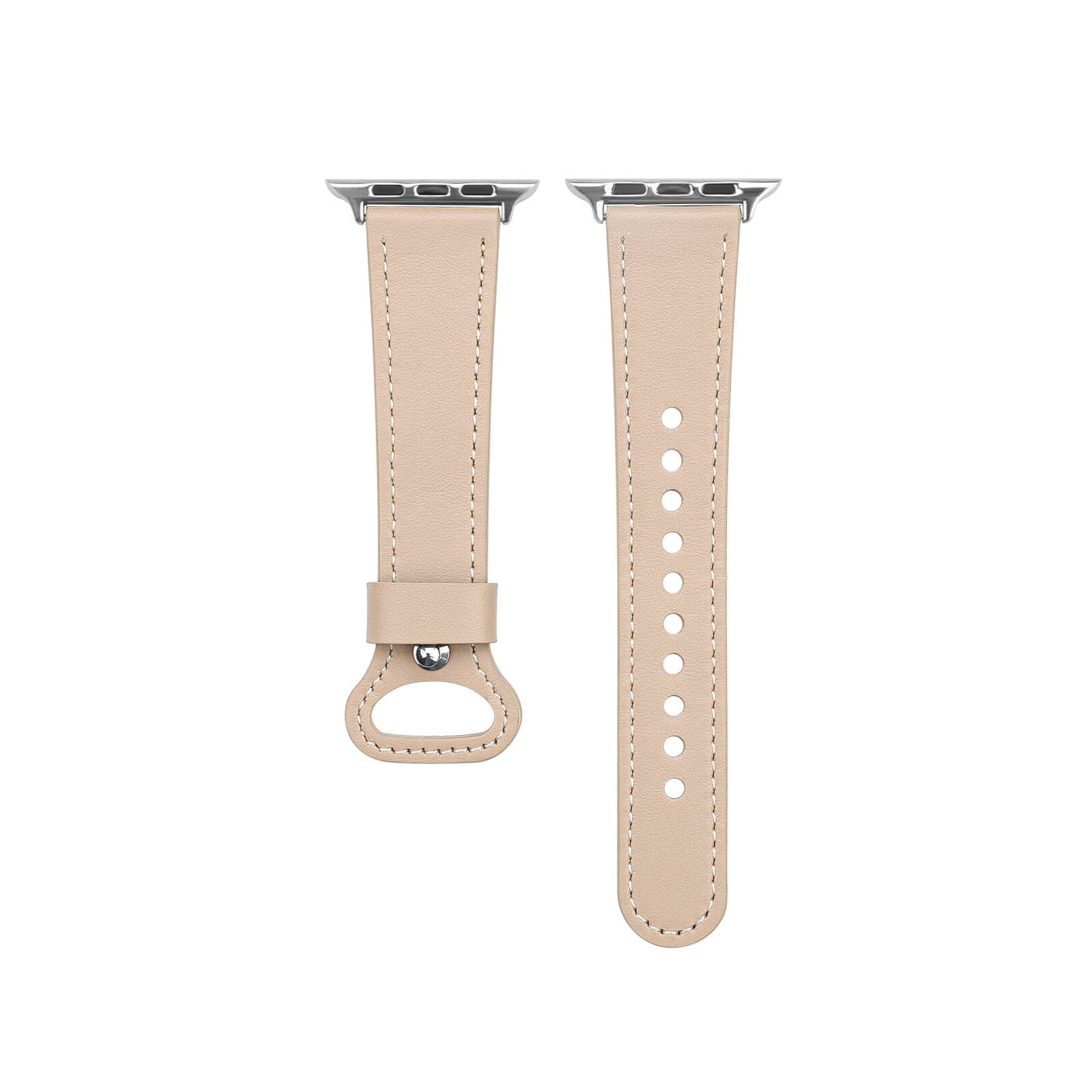 Mika Uhrenarmband Apple 42/44mm Echtleder nude