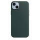 Apple iPhone 14 Plus Leder Case mit MagSafe waldgrün